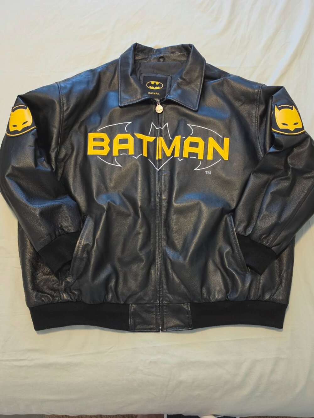 Batman DC Comics genuine leather jacket Men's 4XL, XXXXL